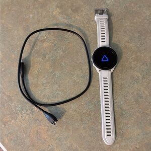 Garmin Smartwatch with Silver and Black Design